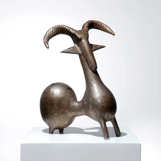 Arista - Rustic Goat Sculpture